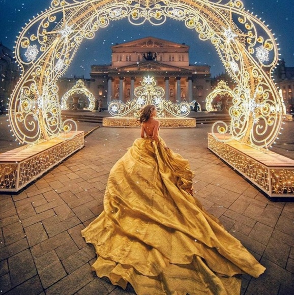 Empire style gown - Picture 4 of 8